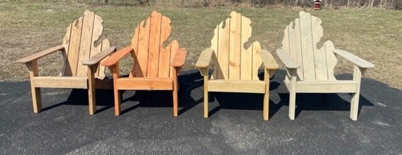 Michigan Adirondack Outdoor Chair