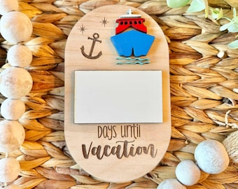 Vacation Countdown Magnet | Cruise Countdown | Dry Erase Countdown | Days Until Vacation Countdown | Dry Erase Magnet