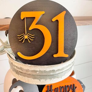 Halloween Tiered Tray Decor - Tiered Tray 3D Signs - Rae Dunn Tiered ...