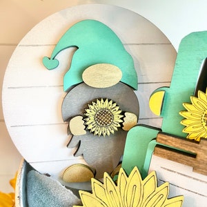 Sunflower Market Tiered Tray Set - Fall Sunflower Decor - Fall ...