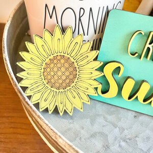 Sunflower Market Tiered Tray Set - Fall Sunflower Decor - Fall ...