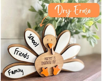 Thankful Turkey for Kids, Thankful Turkey for Families, Thanksgiving Table Decor, Thanksgiving Decor