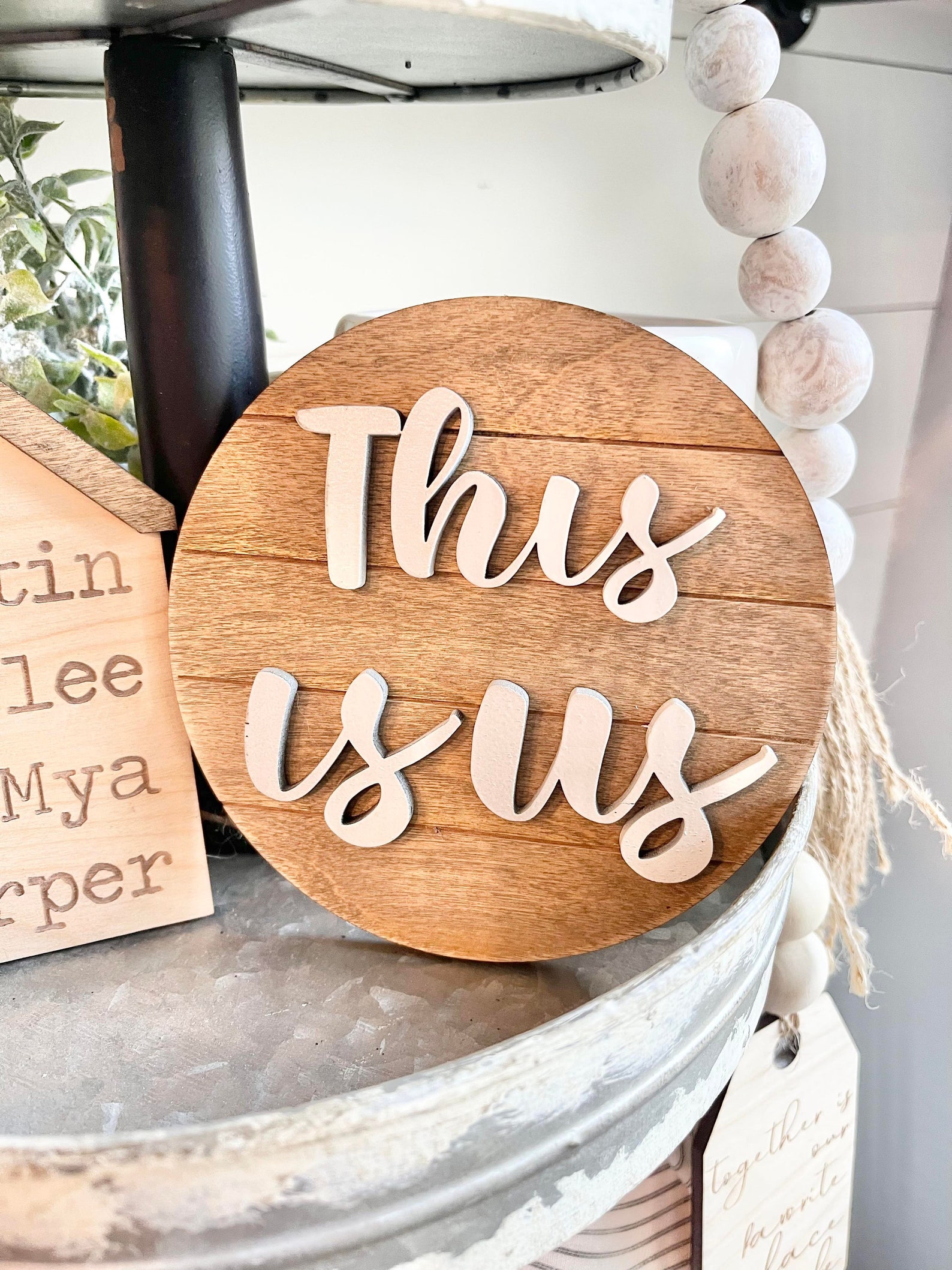 Boho Tiered Tray Boho Tiered Tray Bundle Boho Decor Boho Etsy