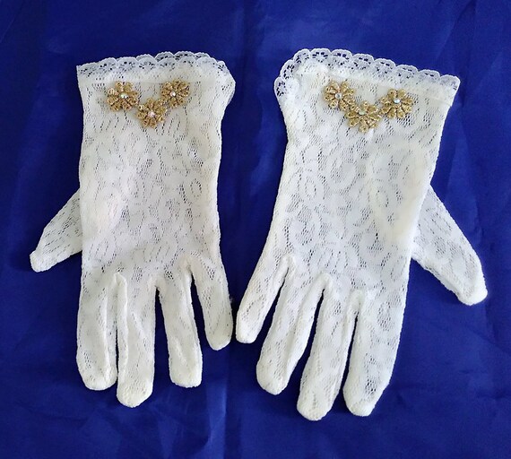 lace communion gloves