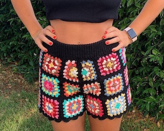 Granny square shorts | Etsy Italia