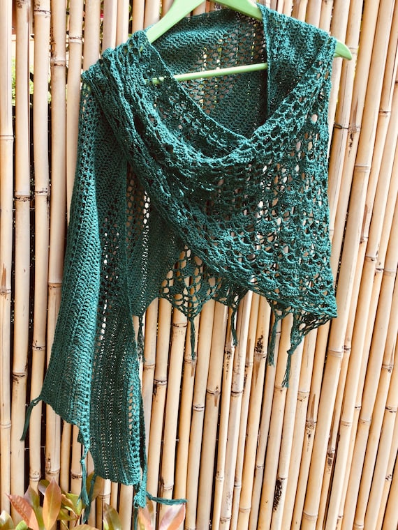 scialle elegante uncinetto