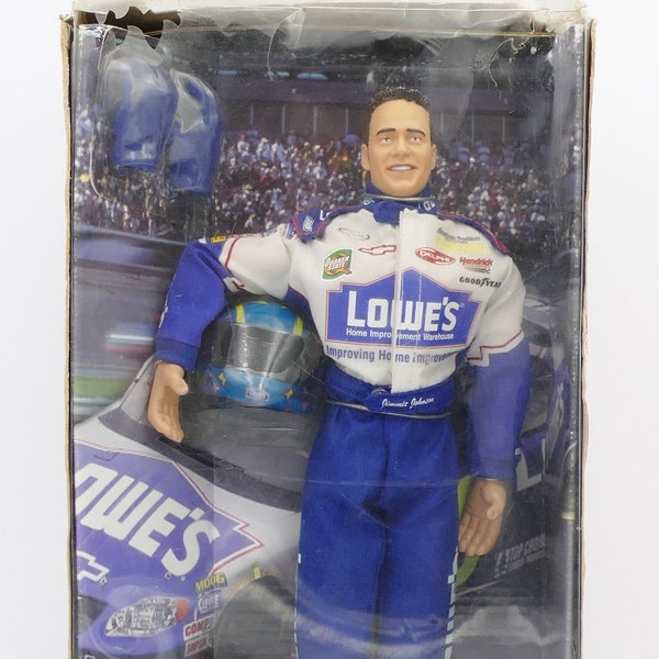 2003 JG Motorsports Nascar Jimmie Johnson Doll Figurine #48 Road Champs Original Box