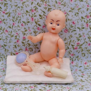 Bambola vintage anni &#39;50 OK Kader Baby Doll B354 3/4 Hong Kong RARA