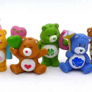 Care Bear PVC figurines 1983 Lot of Five
