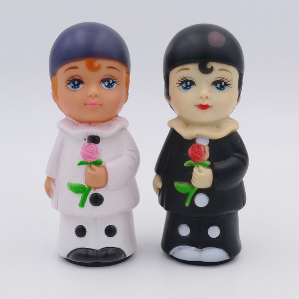 1980's Vintage Pierrot Novelty Pencil Sharpeners Editions Michel Oks Hong Kong