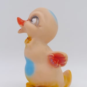 1970&#39;s Vintage Duck Rubber Squeaky Toy