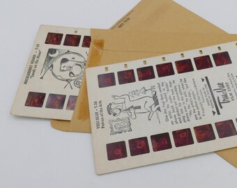 Tru-Vue Picture Story Yogi Bear & Huckleberry Hound-dia's uit de jaren 1950