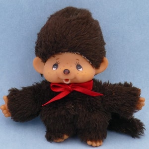 1970&#39;s Vintage Small Thumb Sucking Monchhichi Doll Soft Toy Sekiguchi