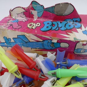 1960&#39;s Double Action Cap Bombs Cap Rocket Toy - Pick and Choose option!