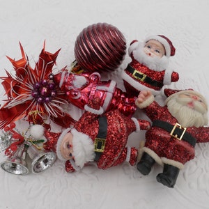 Vintage Christmas Ornament Decoration Lot
