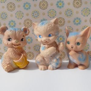 1960&#39;s Vintage Squeaky Baby Toys - Pick and Choose option!