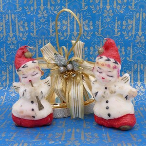 Vintage Christmas Candle Jingle Bell Decoration Lot