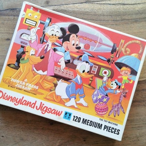 Vintage 1960&#39;s Walt Disney Puzzle Mickey Mouse Donald Duck