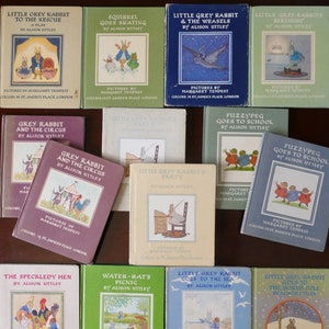 1940&#39;s to 1970&#39;s Little Grey Rabbit Story Books Alison Uttley - Pick and choose option!