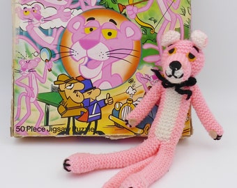 Cuscino Morbido A Forma Di Pantera Rosa - Cuscino Da Viaggio E Peluche 2 In 1, In Poliestere, Lavabile