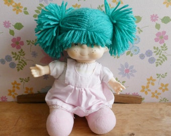 Muñeca de pelo de lana de los años 80, muñeca de helado, muñeca Komfy Kids