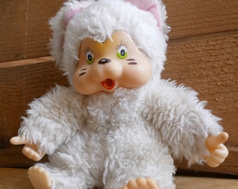 ヴィンテージ 1979年 ニャミー・ワシノ 猫ぬいぐるみ 関口製 指