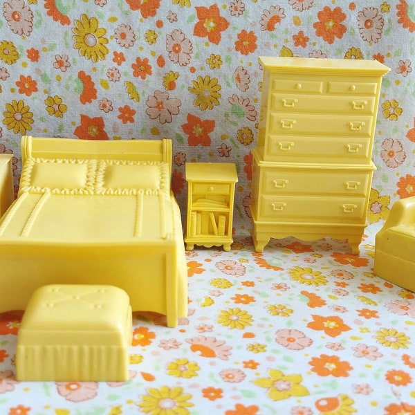 Plastic Dollhouse Furniture Etsy
