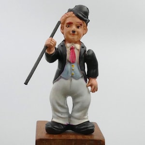 Vintage 1950&#39;s Japan Celluloid Charlie Chaplin Doll Figurine