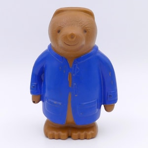 Vintage Paddington Bear Promotional Piggy Bank Money Box Coin Bank Savings Bank Penny Bank