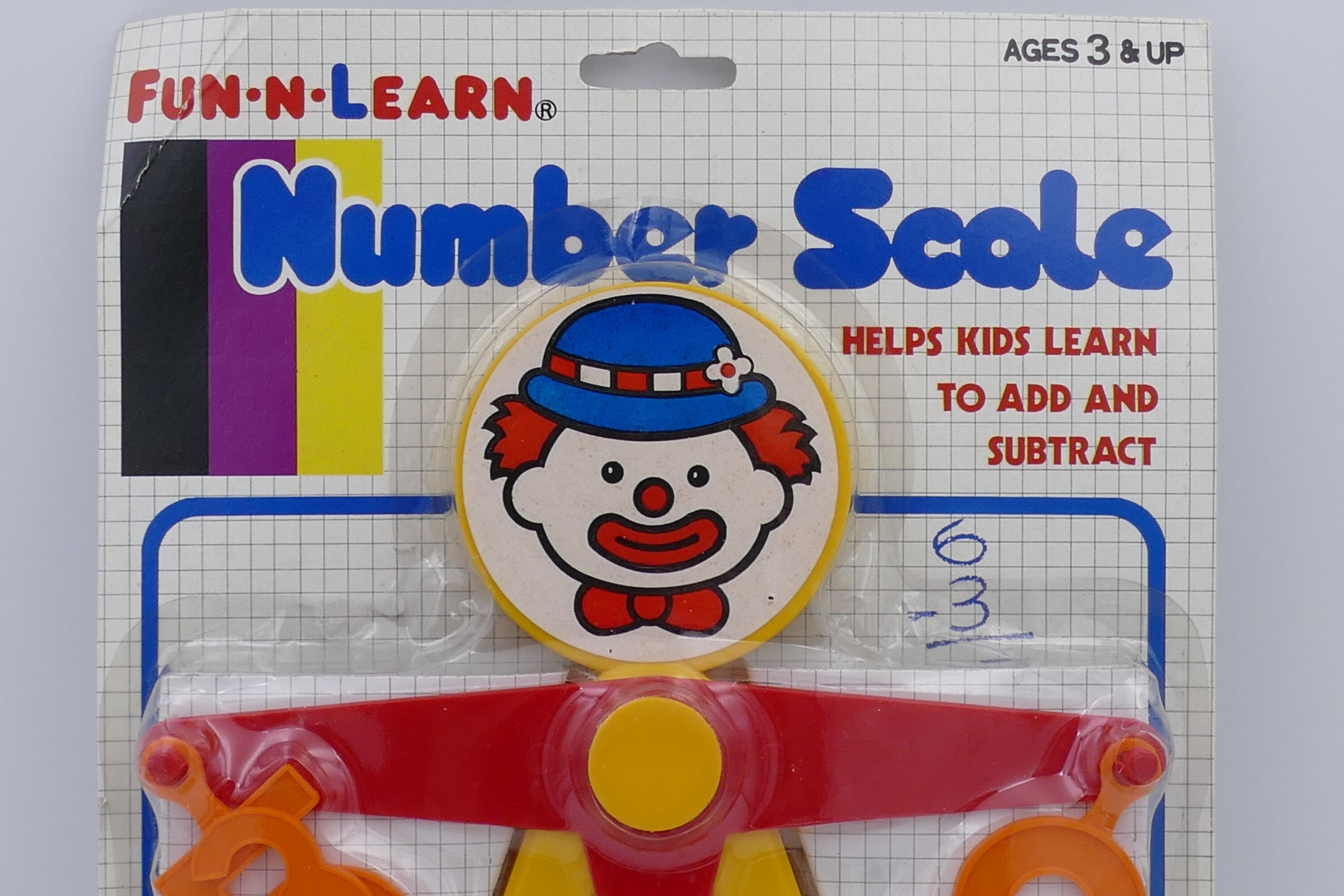Vintage 1980's Fun-n-learn Number Scale Original Packaging Taiwan - Etsy