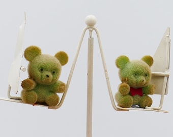 Mini flocked best sale teddy bears