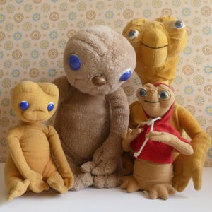 Vintage 1980s E.T. Extra Terrestrial Plush Soft Toy Lot - Pick and Choose option