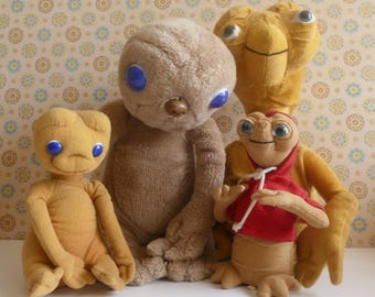 ヴィンテージ E.T. ぬいぐるみ ET 地球外生命体ぬいぐるみ - Etsy 日本