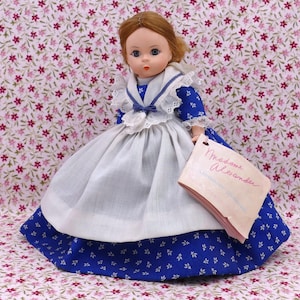 1980&#39;s Madame Alexander Storyland Betsy Rose Doll Original Dress USA Made