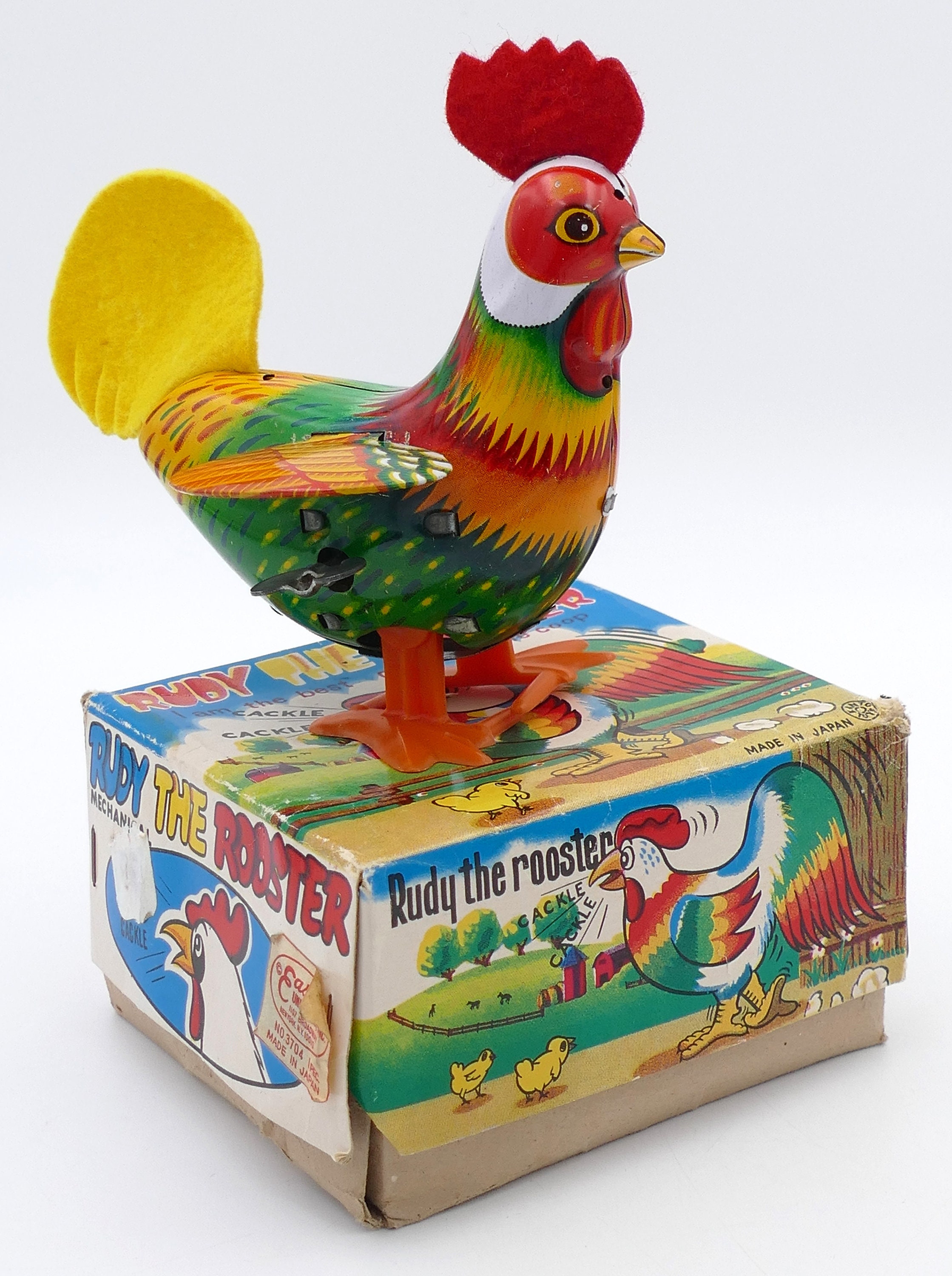 1970's Tin Litho Tinplate Lithographed Wind-up Clockwork 'rudy the