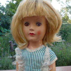 Vintage 1950's Bakelite Palitoy Doll Bi-colored Eyes England