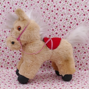 1970&#39;s Po-Nee Mohair Pony Horse Soft Toy Figurine Russ Berrie