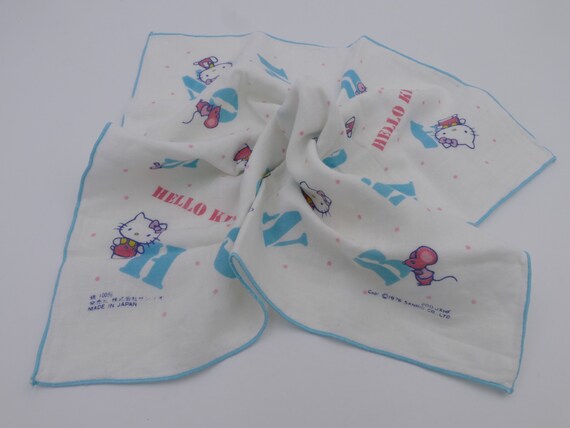 1976 Vintage Sanrio/kawaii 'hello Kitty' Handkerchief 可愛い
