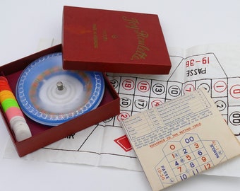 1950's Toy Roulette Original Box Hong Kong