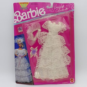 1992 Mattel Barbie Fashion Doll Original Clothing Bridal Collection #10070334 Sealed Original Packaging