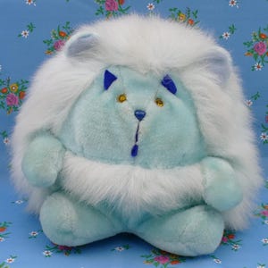 ぬいぐるみ Chubbles Plush Vtg Chubbles Plush Toy In Original Box Blue 1985 Animal Fair