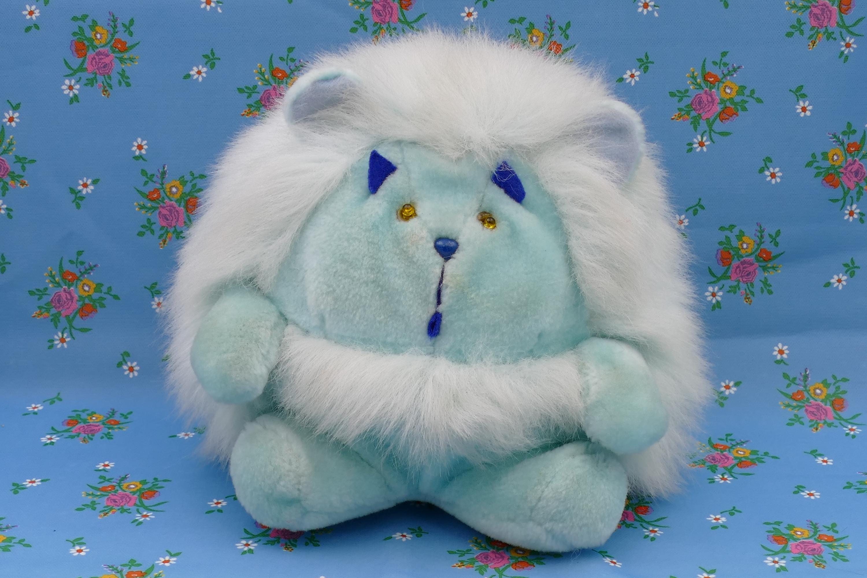 ぬいぐるみ Chubbles Plush Vintage 1980s Animal Fair Chubbles Chiggles Plush Toy Blue