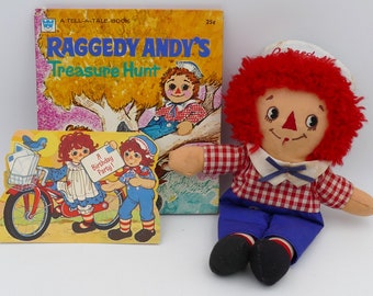 ヴィンテージ ニッカボッカー ラガディ・アン人形セット - 16インチと