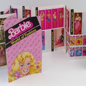1984 Barbie World of Fashion Mini Booklet Catalogue Barbie Fashion Doll Mattel