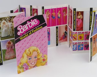 1984 Barbie World of Fashion Mini Booklet Catalogue Barbie Fashion Doll  Mattel