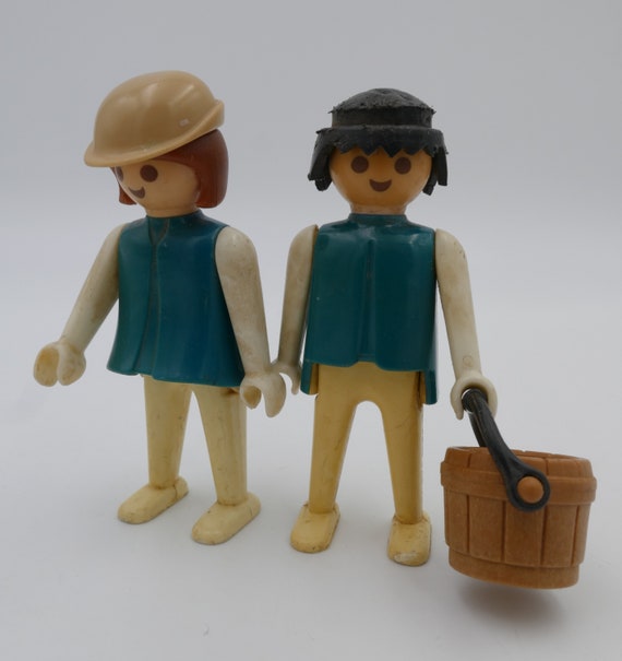 1974 Pair of Playmobil Figurines Geobra - Etsy