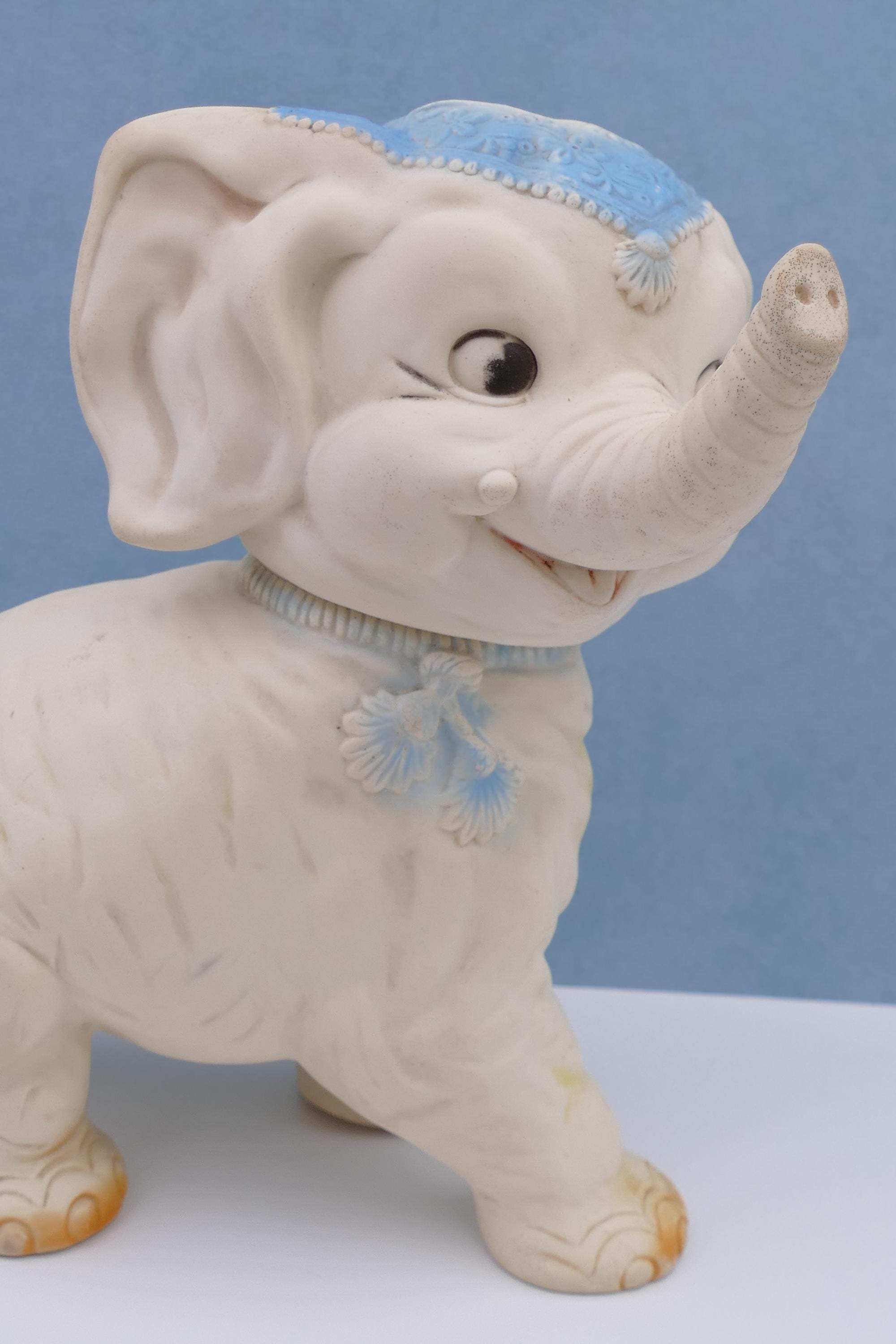 1960's Edward Mobley Type Large Rubber Elephant Squeaky Toy - Etsy