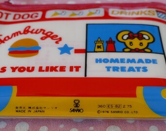 1976 ヴィンテージ サンリオ/かわいい 'ハローキティ' ハンカチと