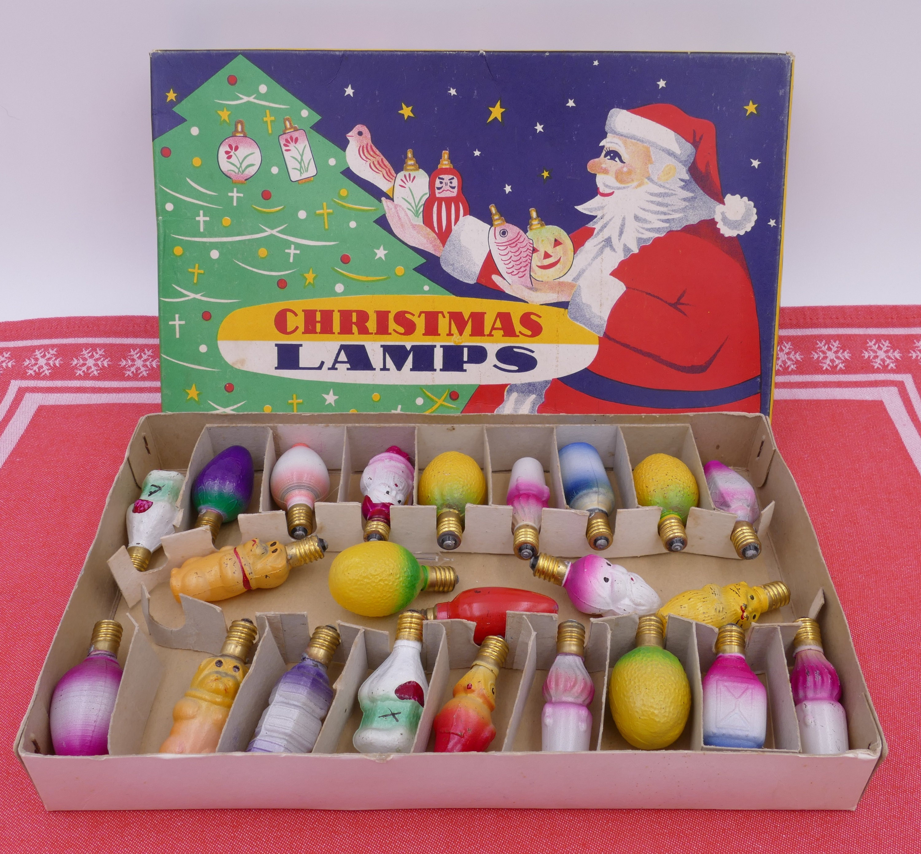 Vintage Midcentury Milk Glass Christmas Lamps Bulbs Christmas Etsy