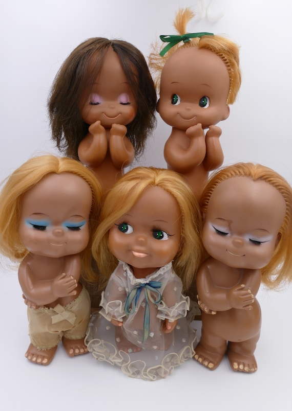 Vintage 1960s Japan Sun Bunnies Sassy Vinyl Doll - Etsy